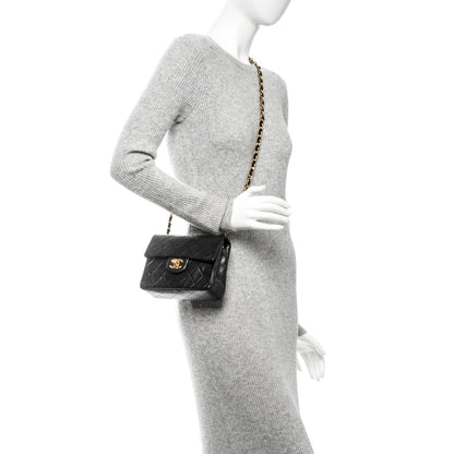 Chanel Lambskin Quilted Mini Square Flap Black 2 of 7