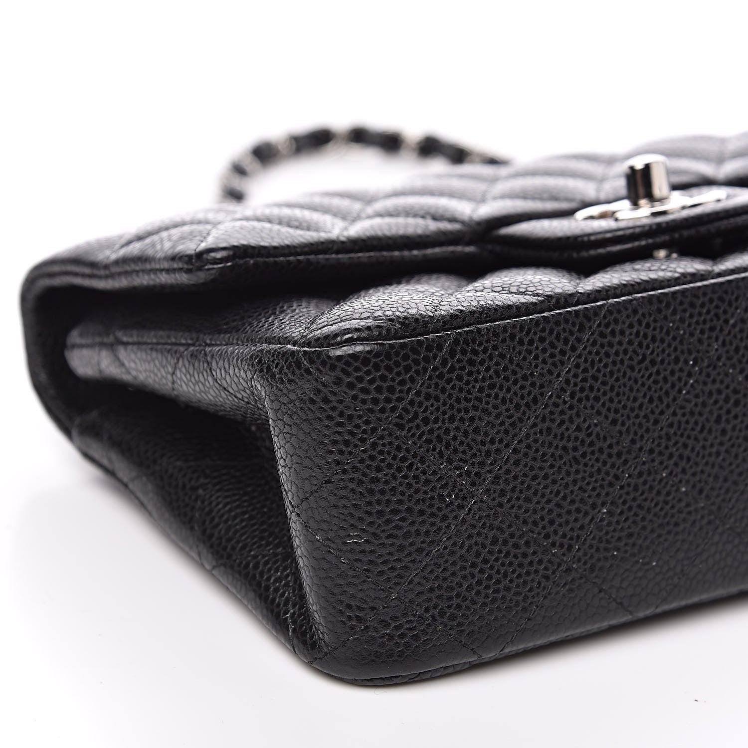 Chanel Caviar Quilted Mini Rectangular Flap Black 8 of 12
