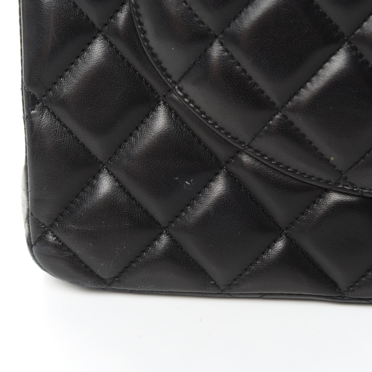 Chanel Lambskin Quilted Maxi Double Flap Black 18 of 19