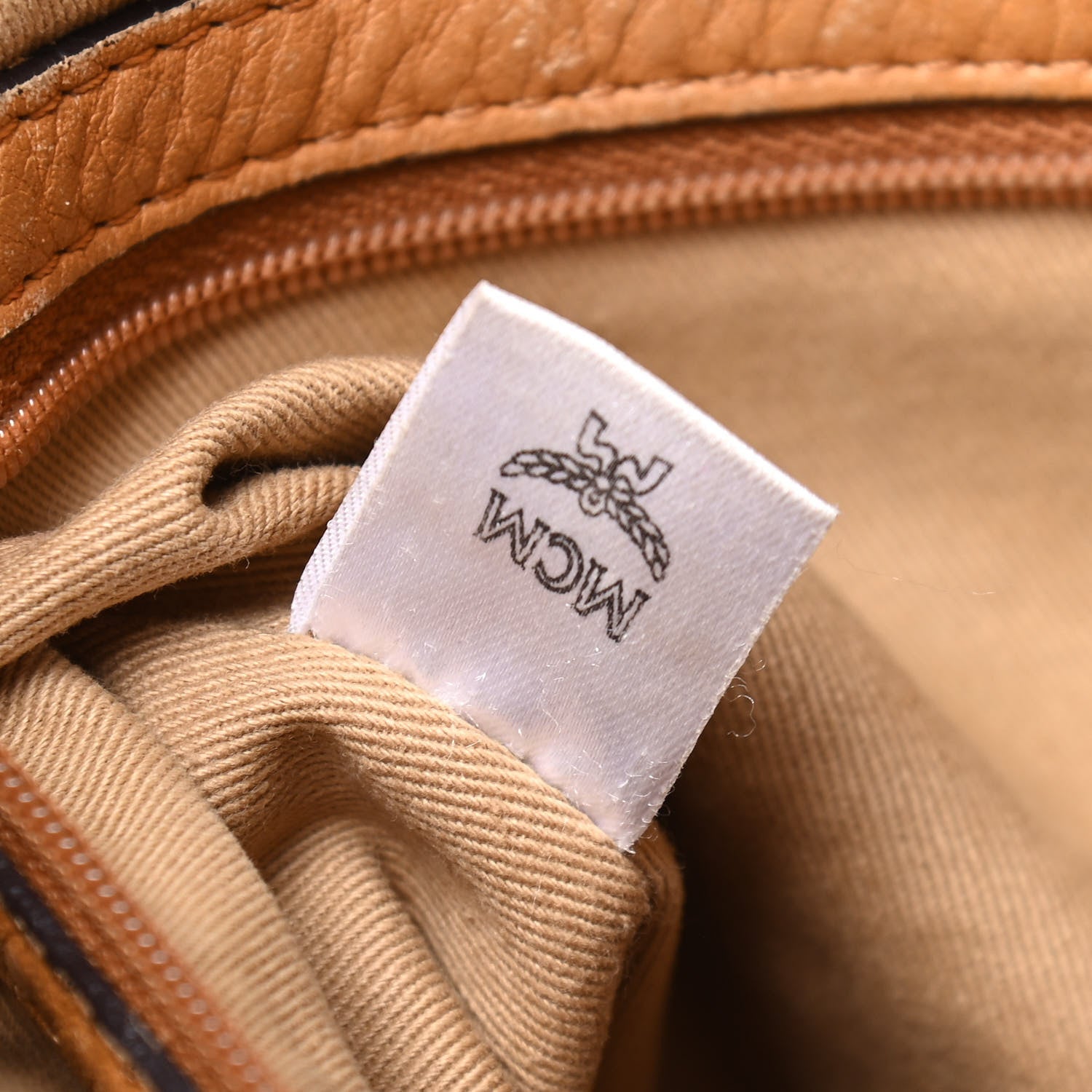 MCM Visetos Hobo Cognac 7 of 9