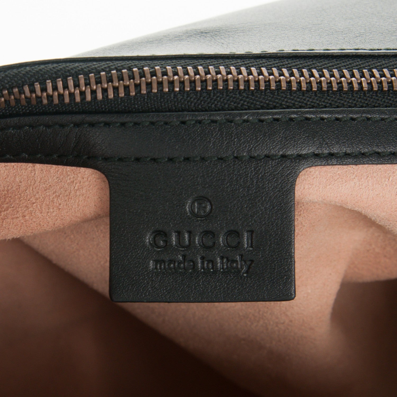 Gucci Calfskin Matelasse Medium GG Marmont Shoulder Bag Black 6 of 7