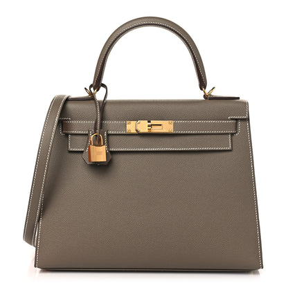 Hermes Epsom Kelly Sellier 28 Etoupe 1 of 10