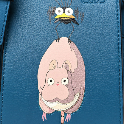 Loewe X SPIRITED AWAY Calfskin Bo Mouse Mini Hammock Shoulder Bag Lagoon Blue 9 of 12