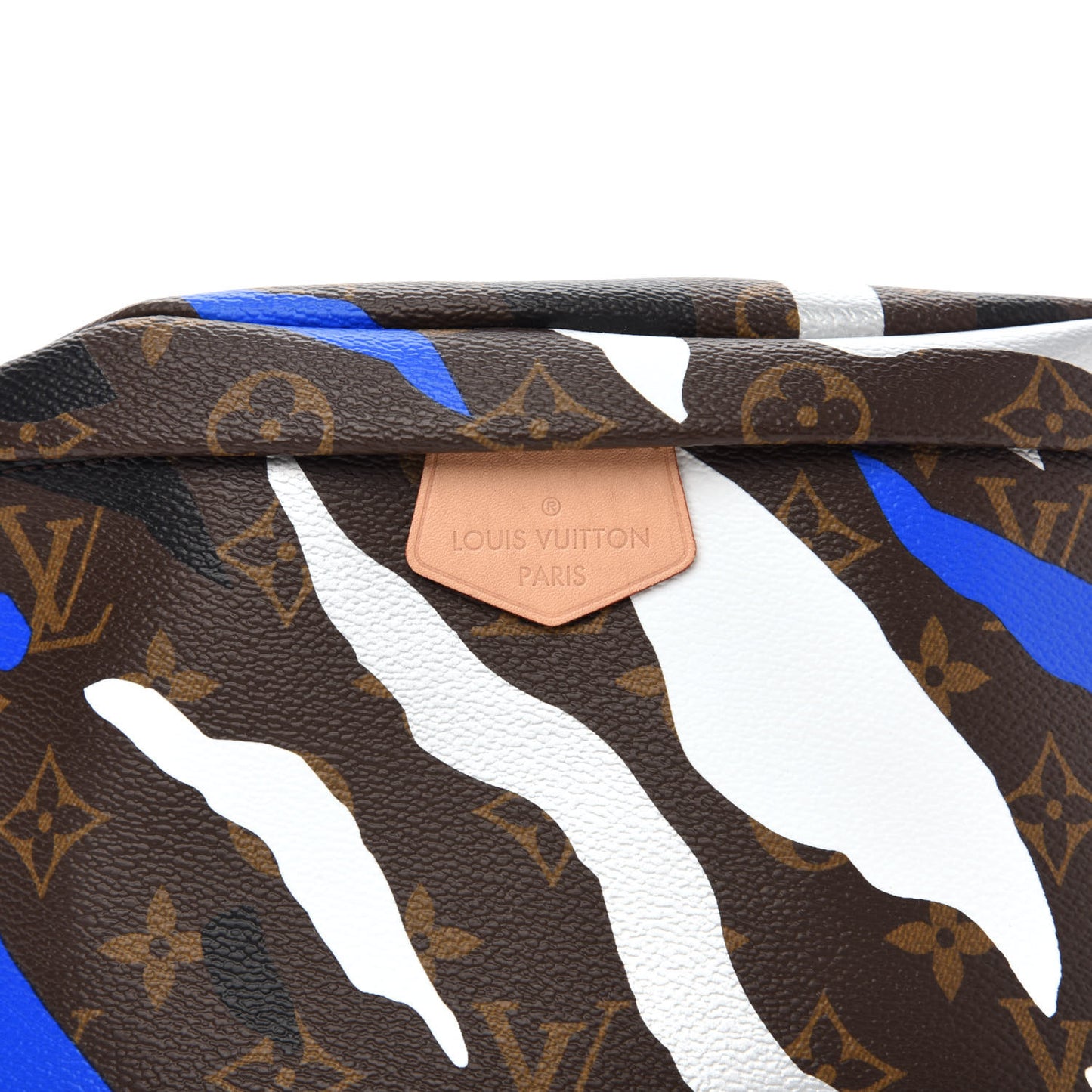 X LOL Monogram Bumbag Blue Silver
