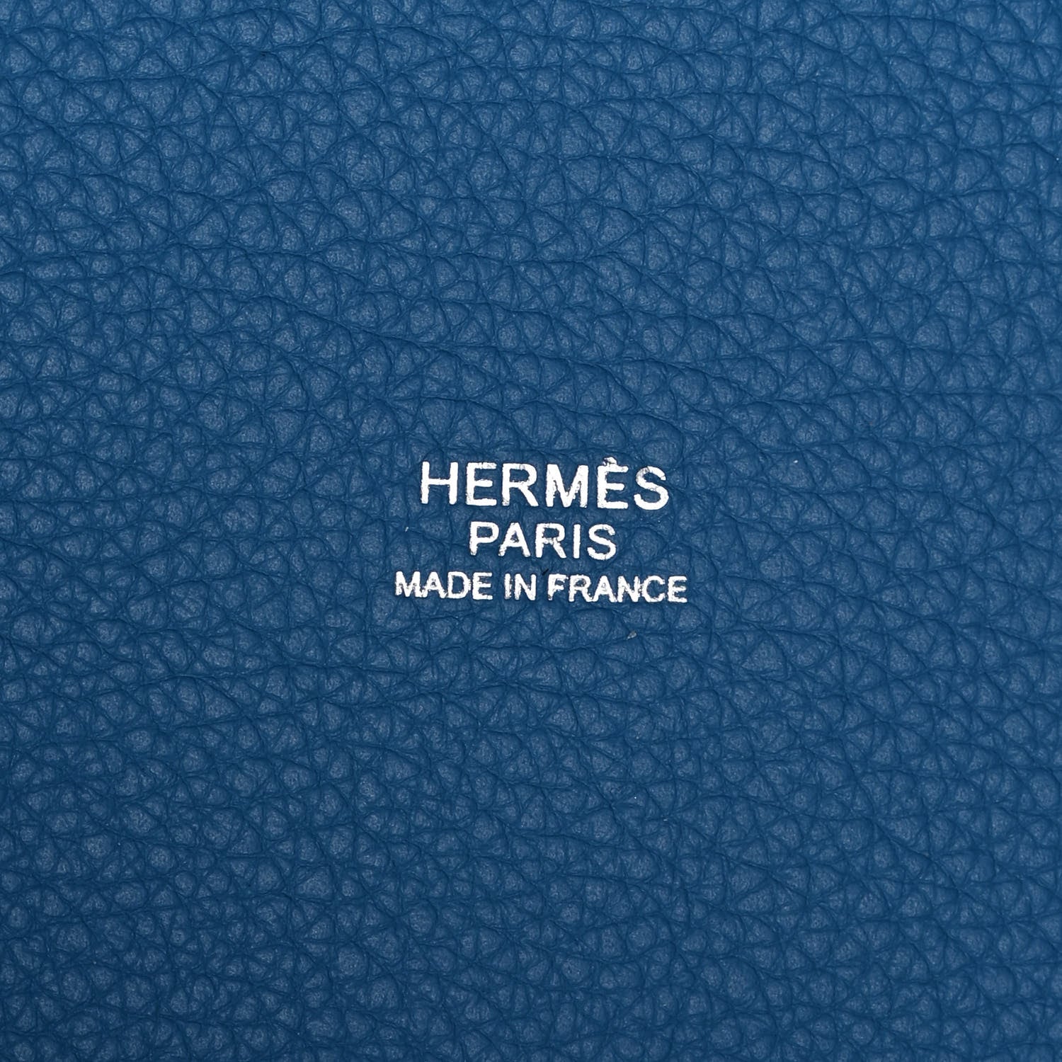 Hermes Taurillon Clemence Picotin Lock 22 MM Bleu Zanzibar 6 of 10