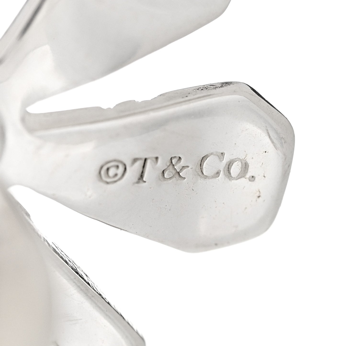 Sterling Silver 18K Yellow Gold Return to Tiffany Love Bugs Ring 49 5
