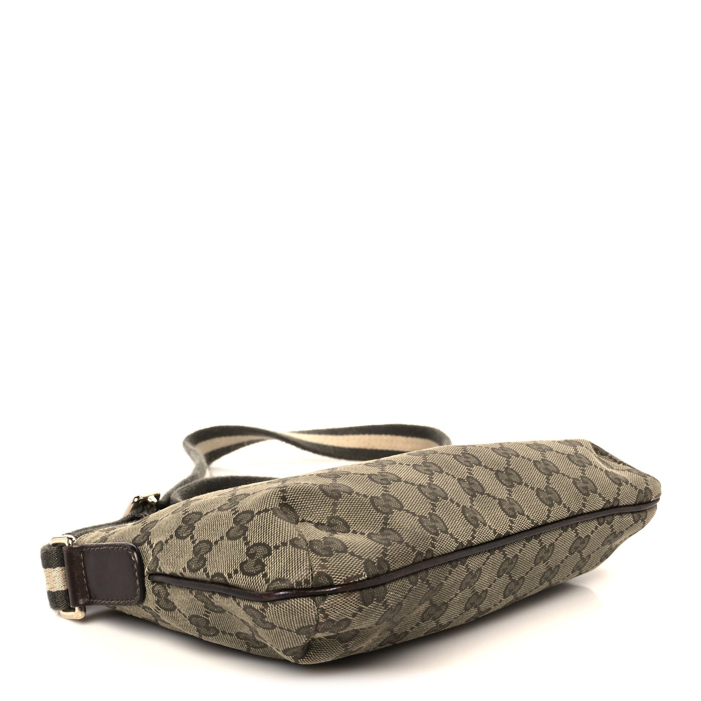 Monogram Web Small Flat Messenger Crossbody Green