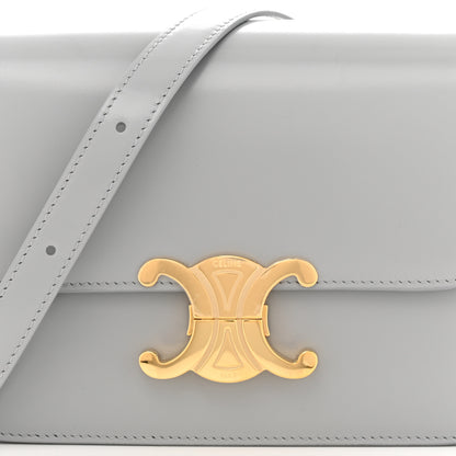 Celine Shiny Calfskin Teen Triomphe Pearl Blue 8 of 11