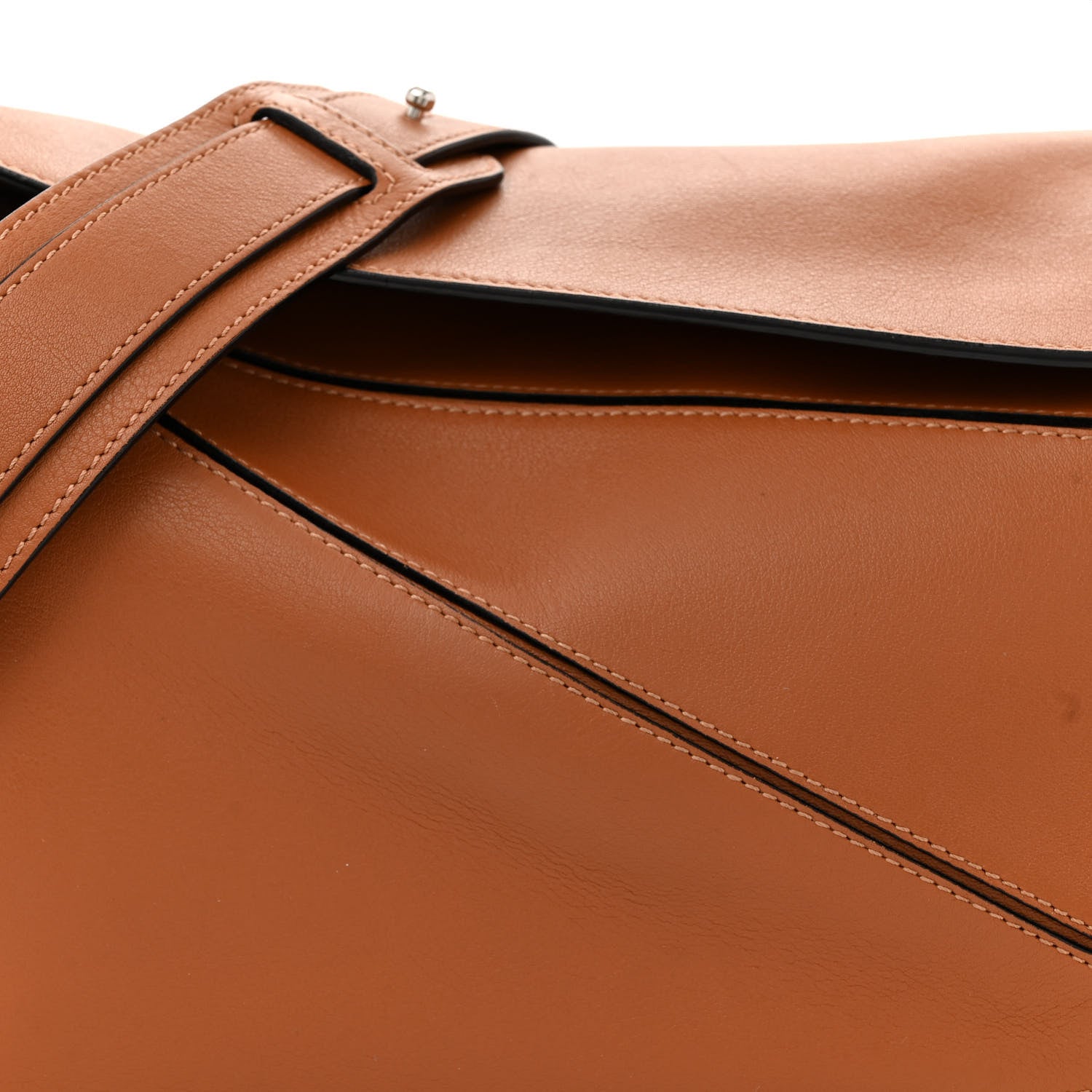 Loewe Calfskin Medium Puzzle Bag Tan 8 of 15