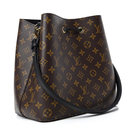 Louis Vuitton Monogram Neonoe MM Black 3 of 11