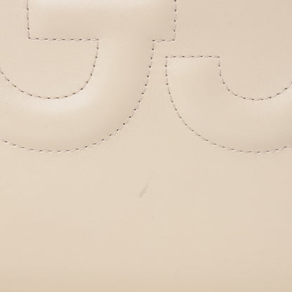 Gucci Apollo Calfskin GG Dadini Embroidered Large Hobo Mystic White 9 of 12
