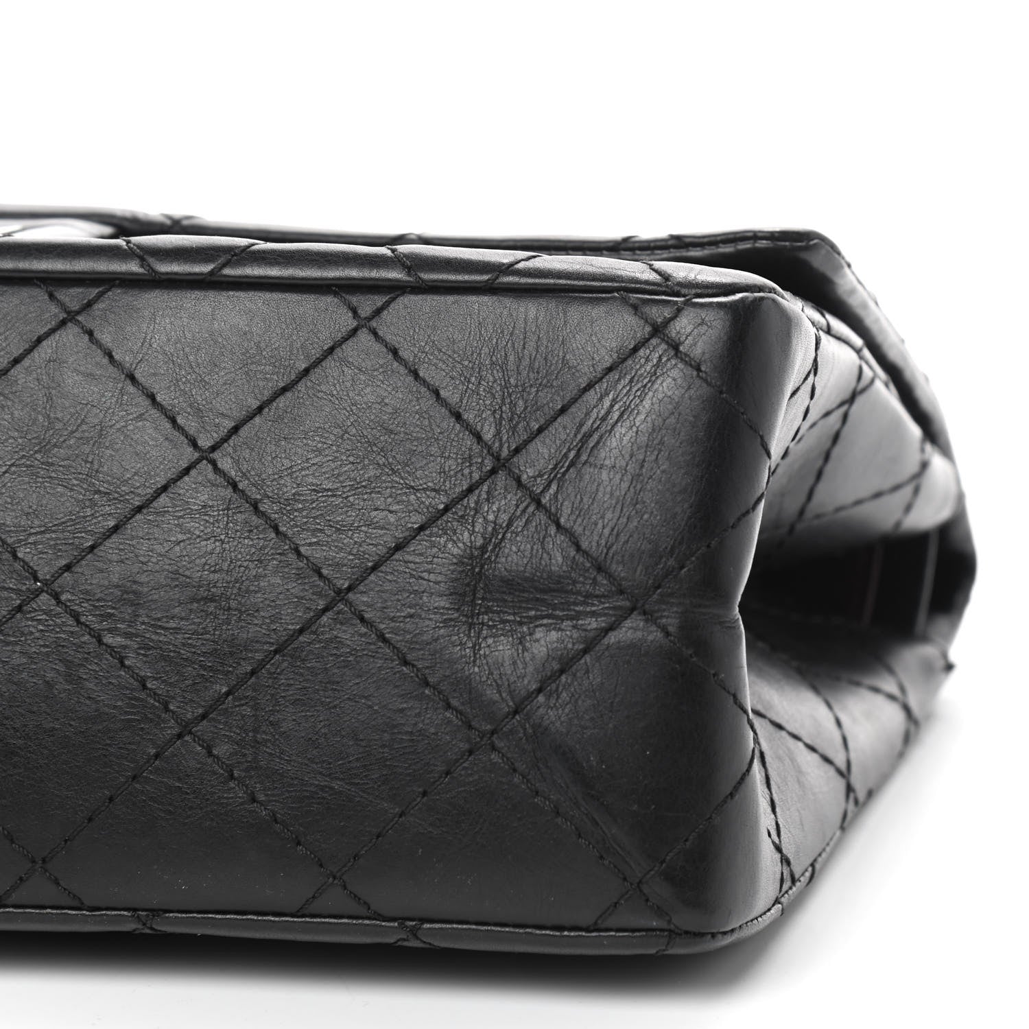 Chanel Aged Calfskin Quilted 2.55 Reissue 226 Flap Black 7 of 9