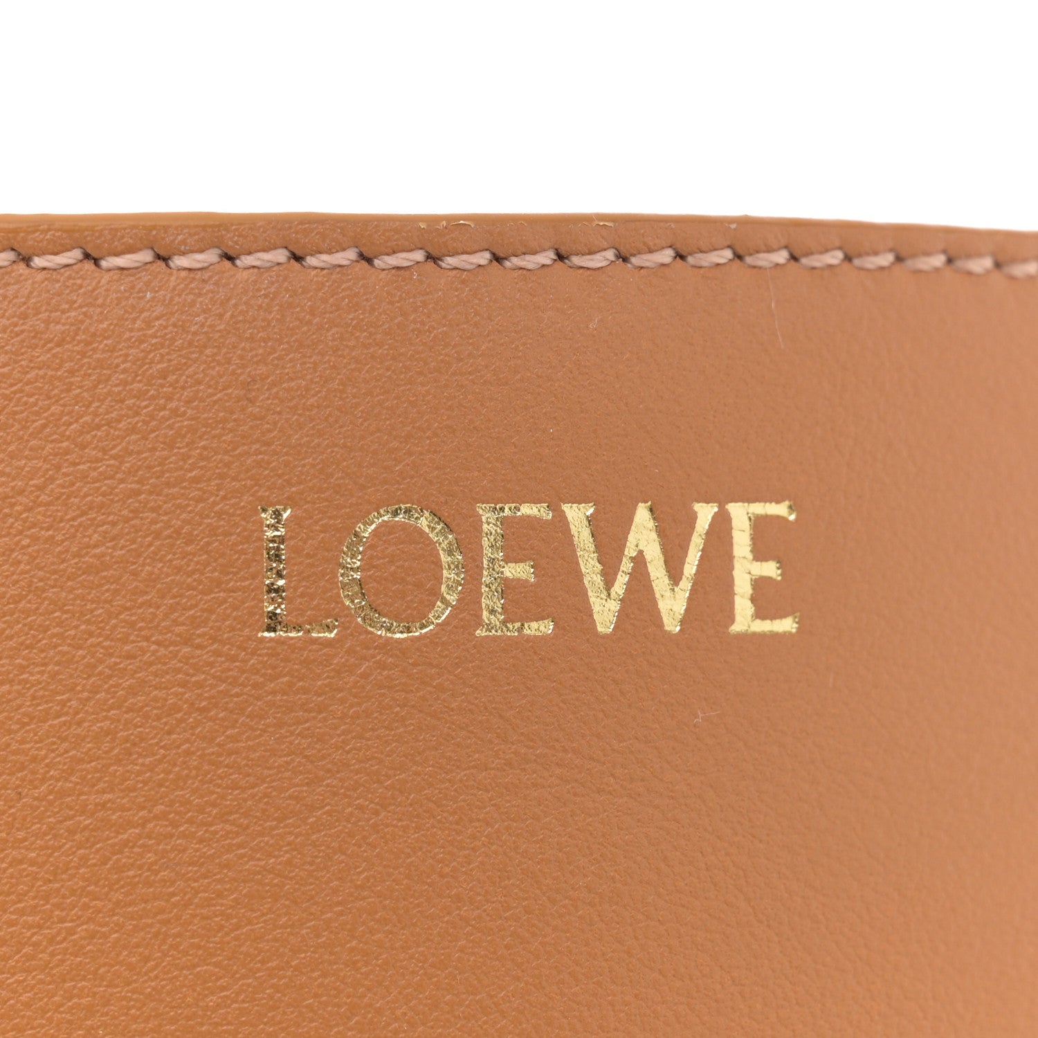 Loewe Shiny Calfskin Medium Puzzle Fold Tote Warm Desert 6 of 10