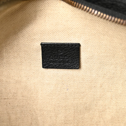 Gucci Grained Calfskin Logo Belt Bag Black 6 of 10