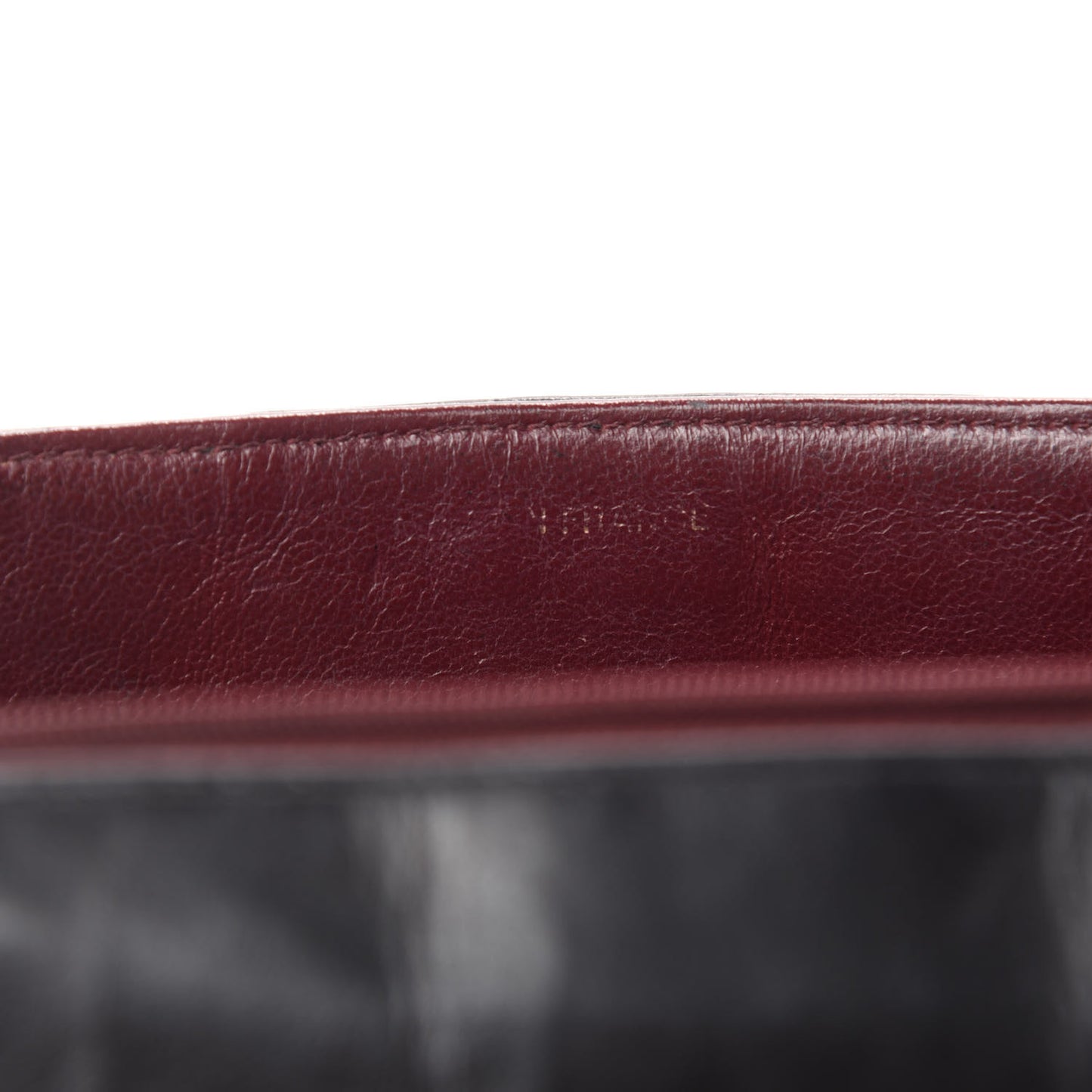 Lambskin Vertical Quilted Medium Single Flap Black