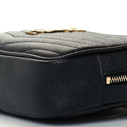 Saint Laurent Grain De Poudre Matelasse Monogram Mini Lou Camera Bag Black 10 of 10