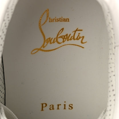 Christian Louboutin Calfskin Suede Mens My K Low Donna Flat Sneakers 43.5 Version White 8 of 10