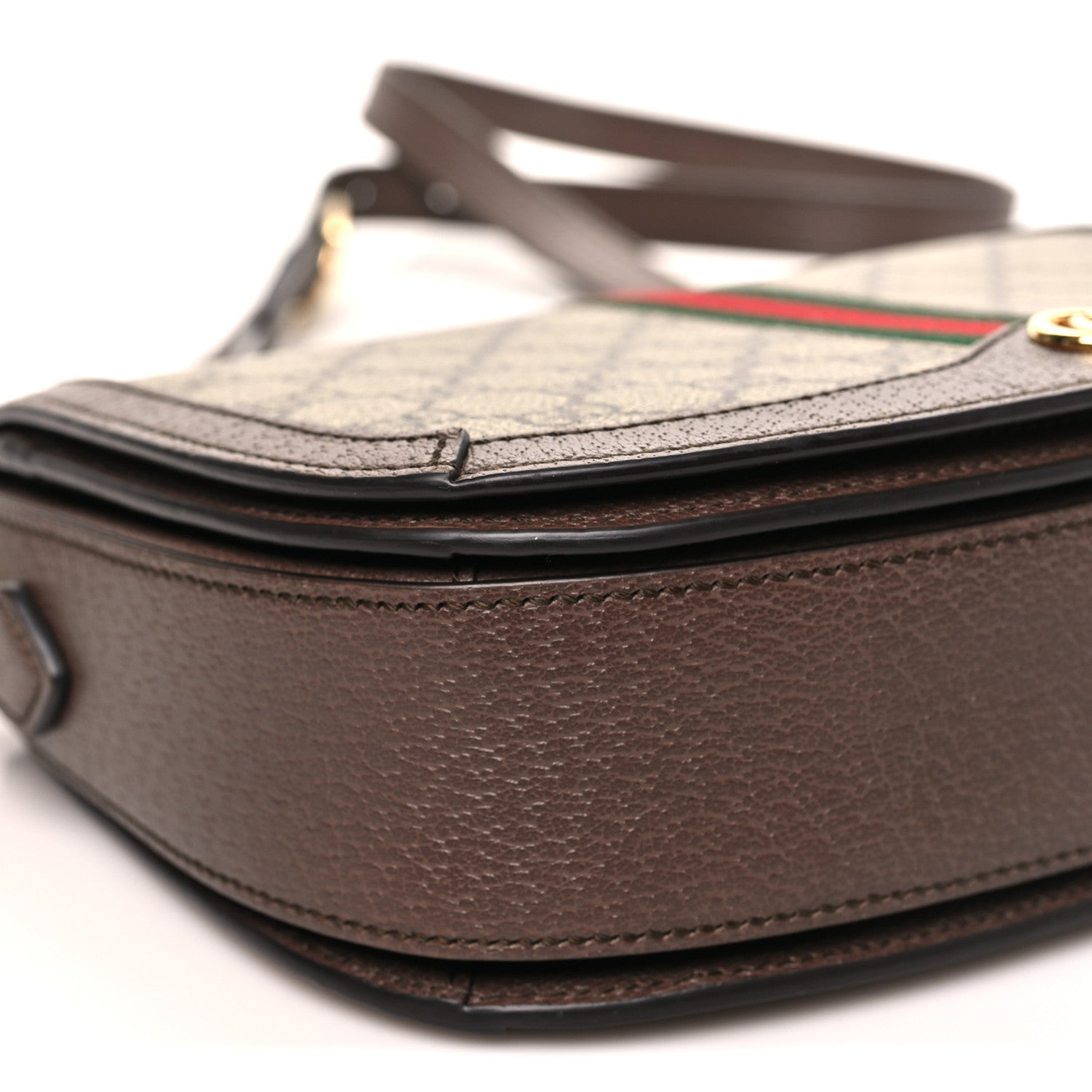 Gucci GG Supreme Monogram Web Small Ophidia Flap Messenger Bag Gucci GG Supreme Monogram Web Small Ophidia Flap Messenger Bag