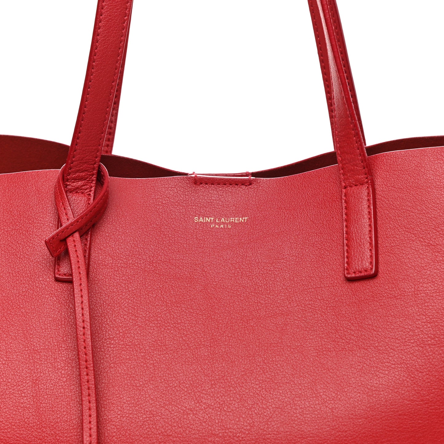 Calfskin Large Shopping Tote Rouge Eros