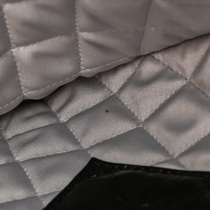 Chanel Crackled Lambskin Quilted Medium Cosmetic Case Black 13 of 13