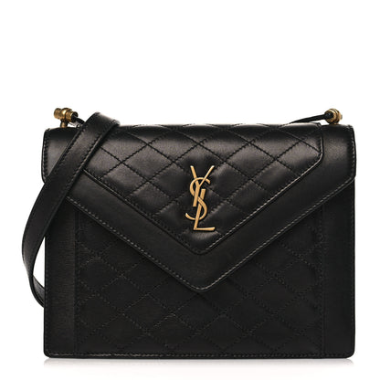 Saint Laurent Lambskin Quilted Mini Gaby Satchel Black 1 of 9