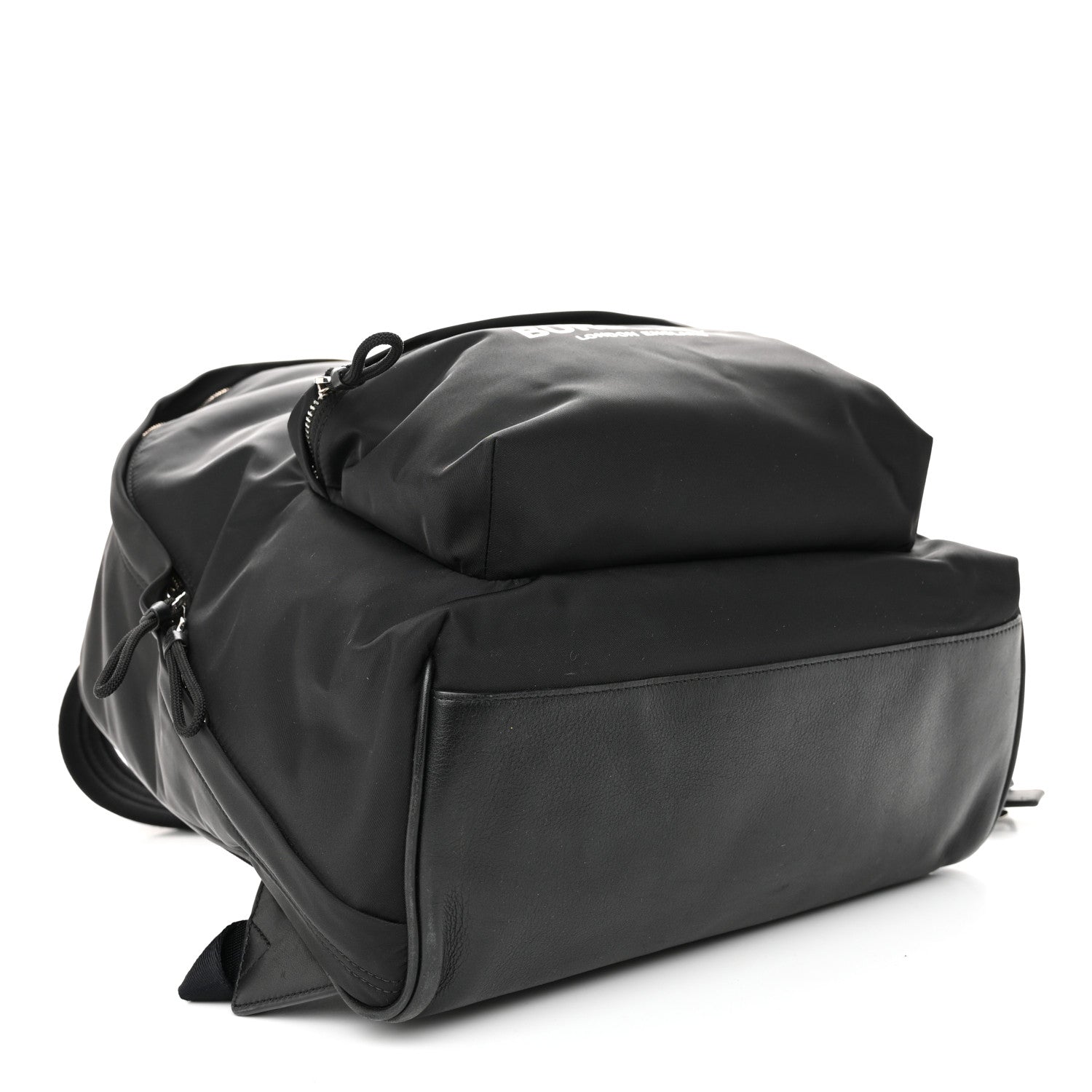 Burberry Nylon Logo Print Jett Backpack Black 4 of 9