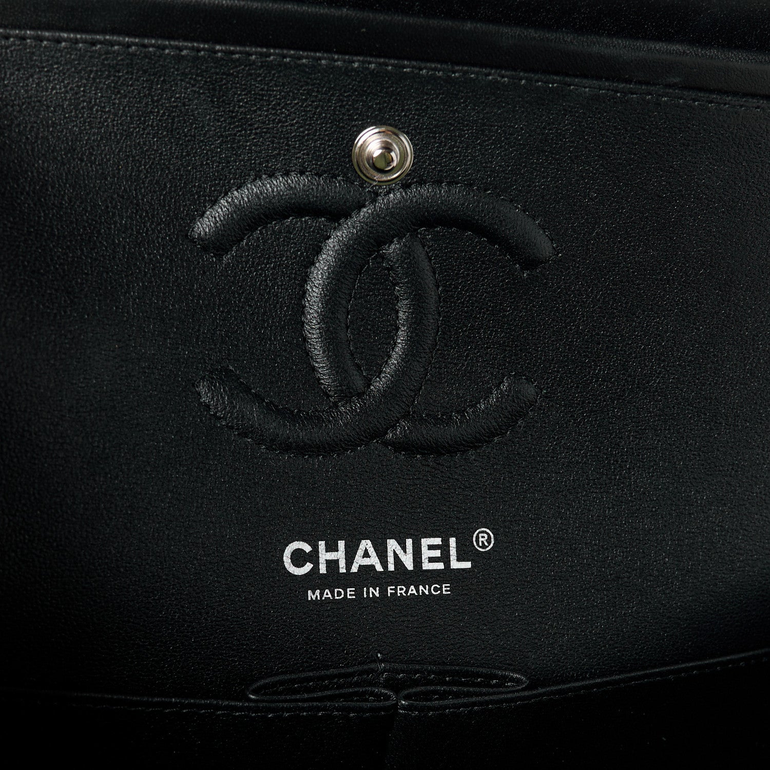 Chanel Lambskin Quilted Small Double Flap So Black 6 of 12