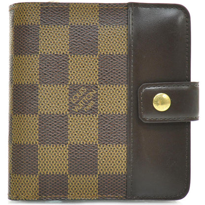 Louis Vuitton Damier Ebene Compact Zippe Zipped Wallet 1 of 8
