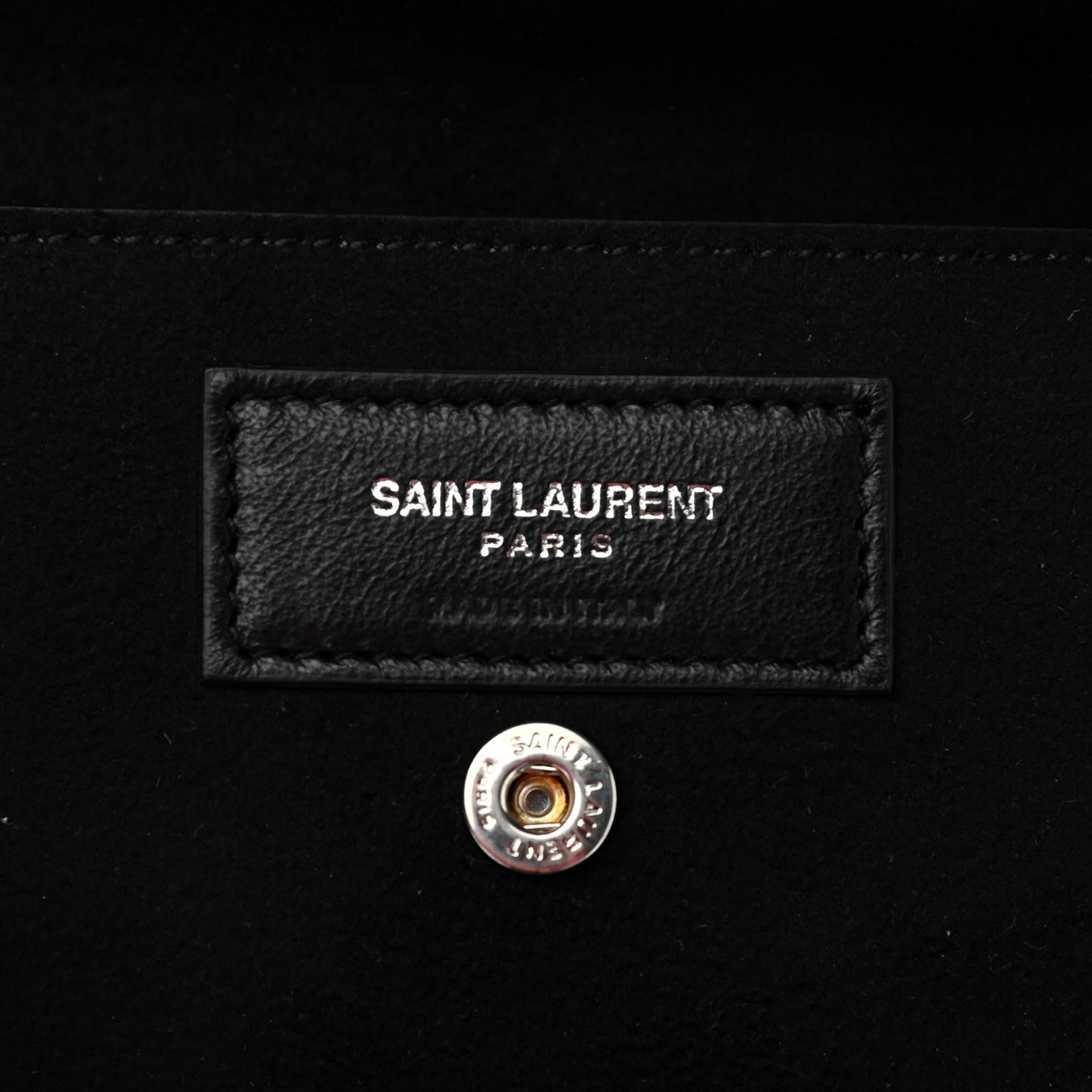 Lambskin West Shopping Bag Dark Notte