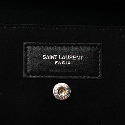 Saint Laurent Lambskin West Shopping Bag Dark Notte 7 of 11