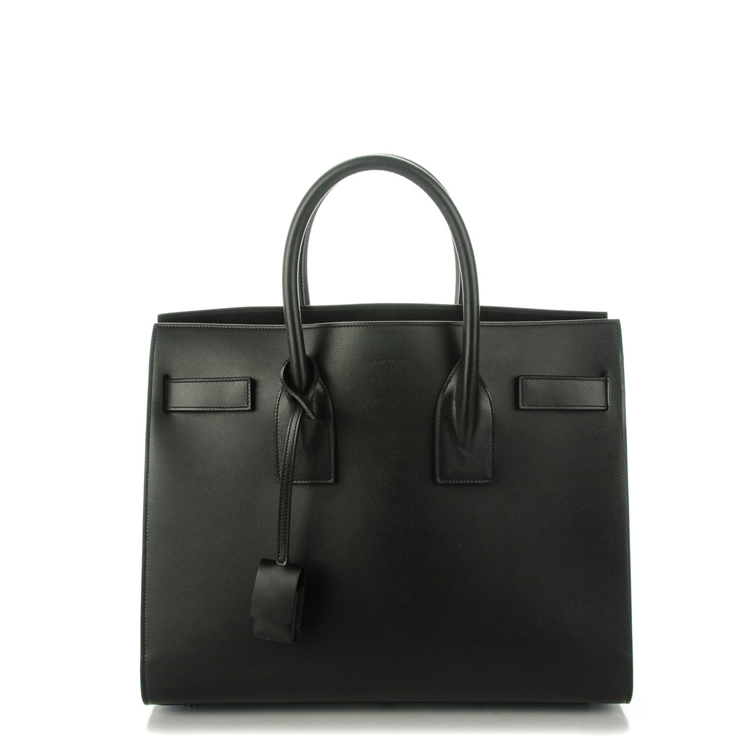 Smooth Calfskin Small Sac De Jour Black