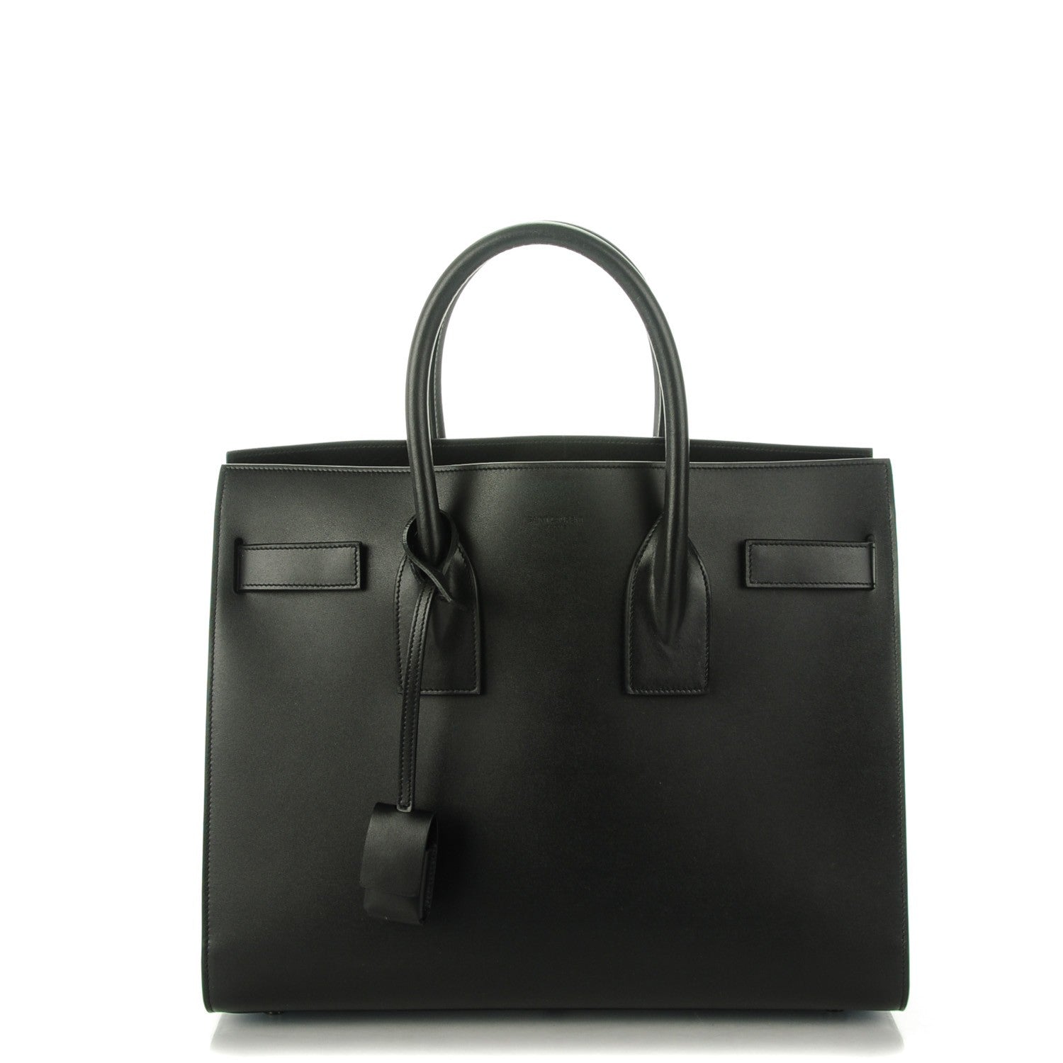 Saint Laurent Smooth Calfskin Small Sac De Jour Black 1 of 8
