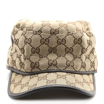 Gucci Monogram Military Hat L Brown 3 of 8