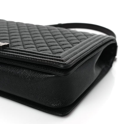 Chanel Caviar Quilted Large Boy Flap Black 9 of 9