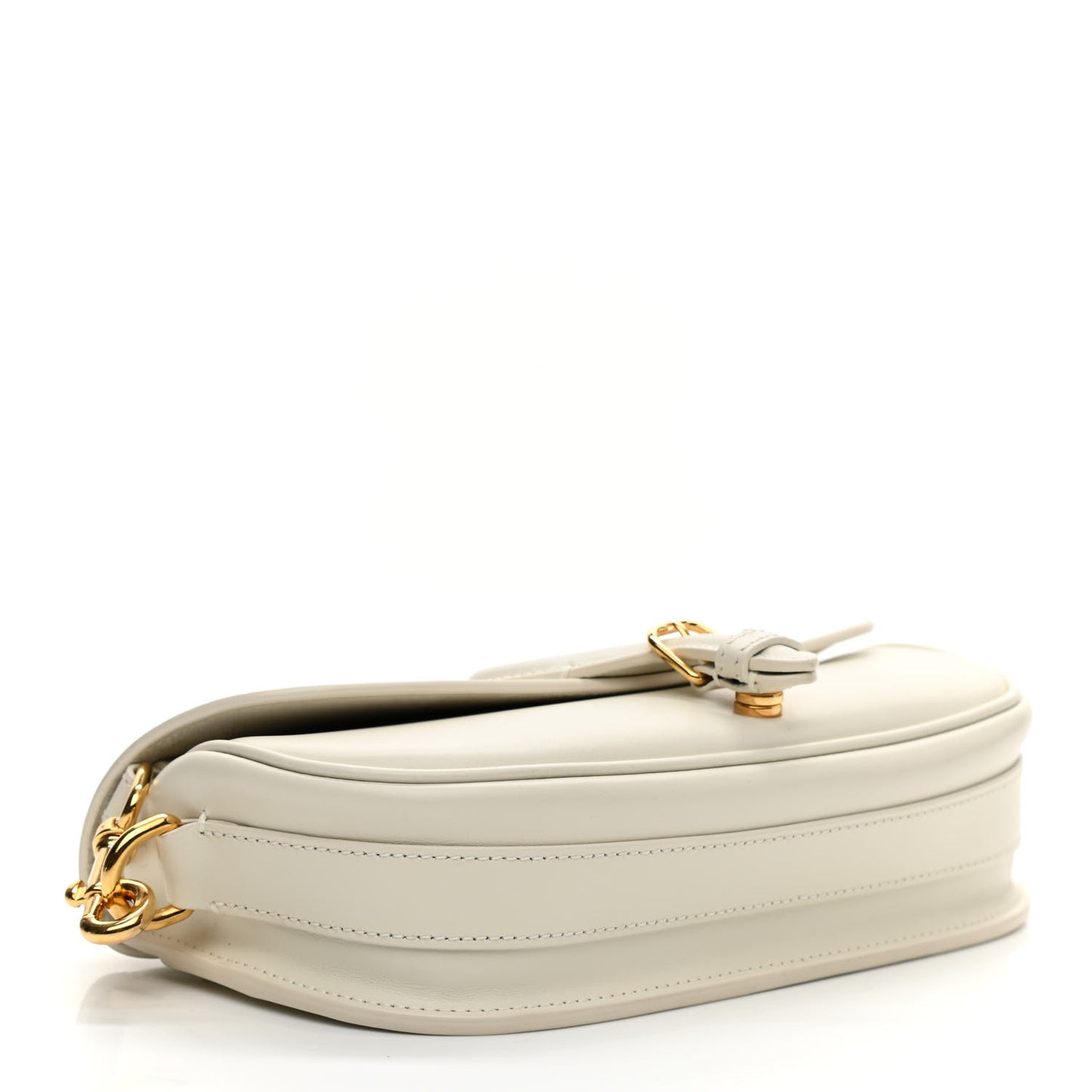 Box Calfskin East West Bobby Bag Latte