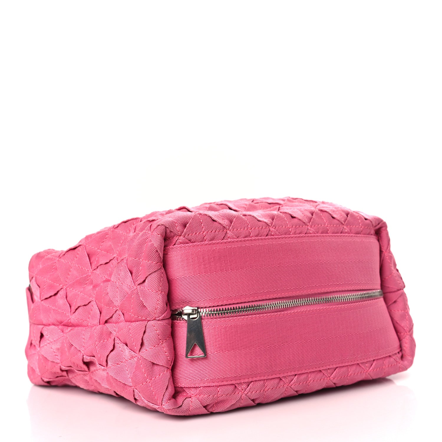 Bottega Veneta Canvas Maxi Intrecciato Webbing Cassette Crossbody Bag Pink 4 of 9