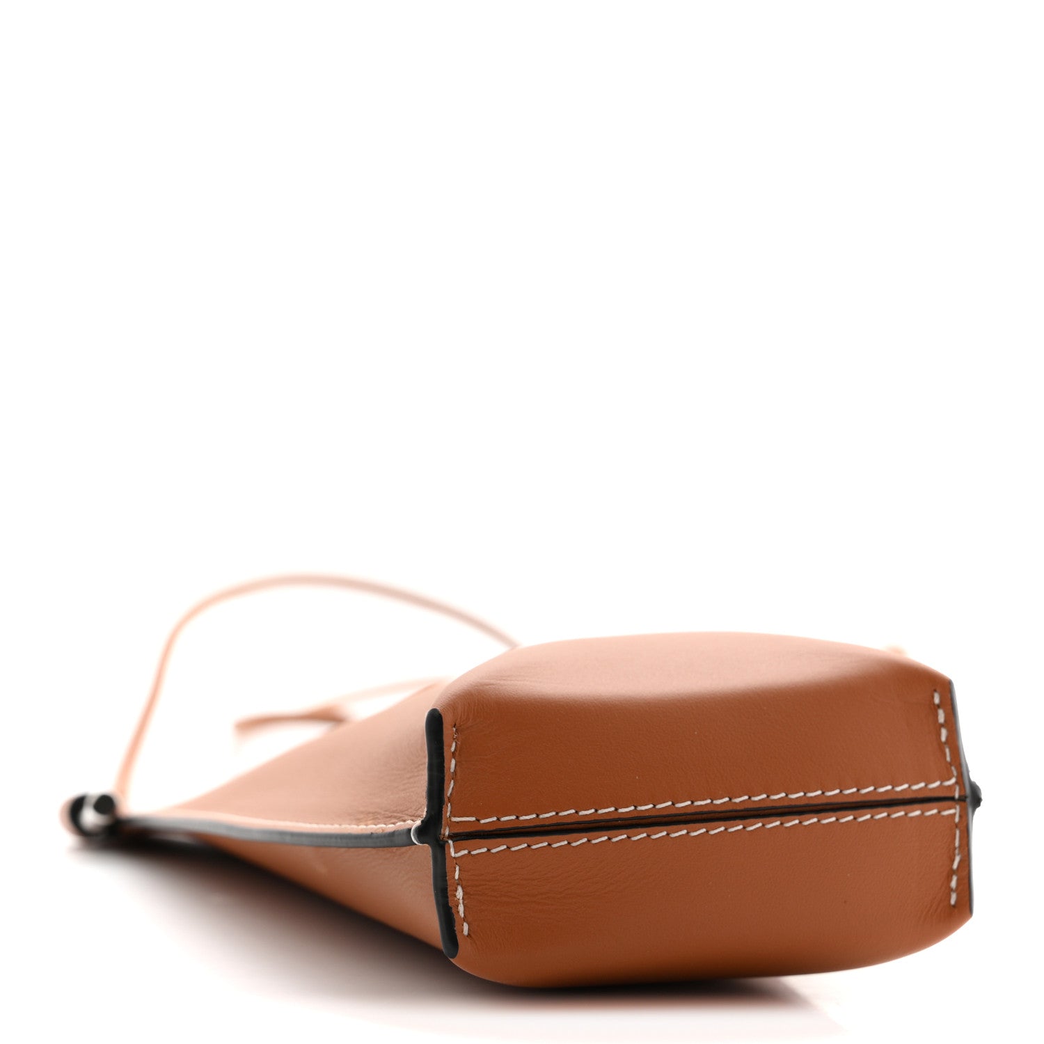Loewe Smooth Calfskin Anagram Phone Pouch Tan 4 of 9