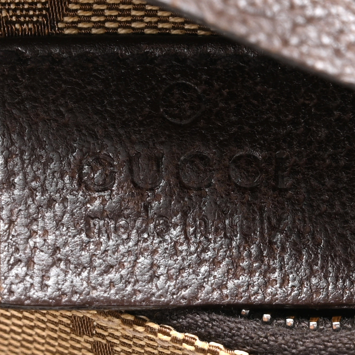 Gucci Monogram Web Belt Bag Dark Brown 6 of 10