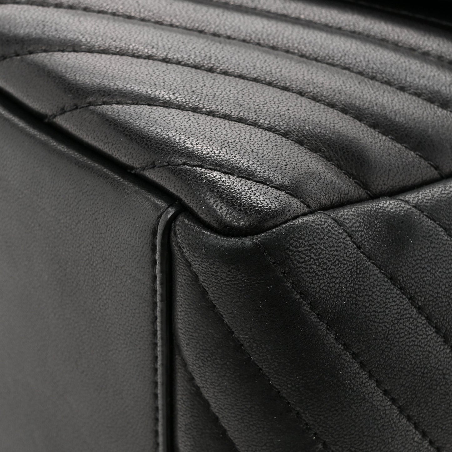 Lambskin Matelasse Monogram Joe Backpack Black