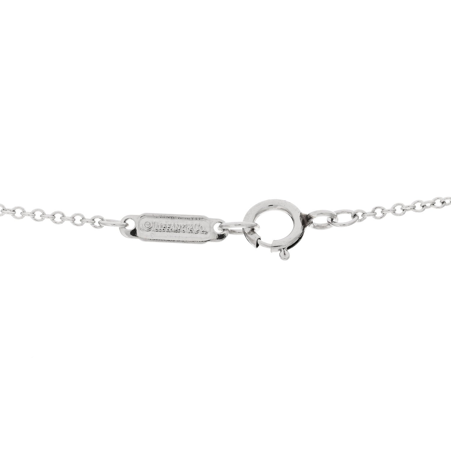 Tiffany Platinum Diamond Victoria Bow Necklace 3 of 4