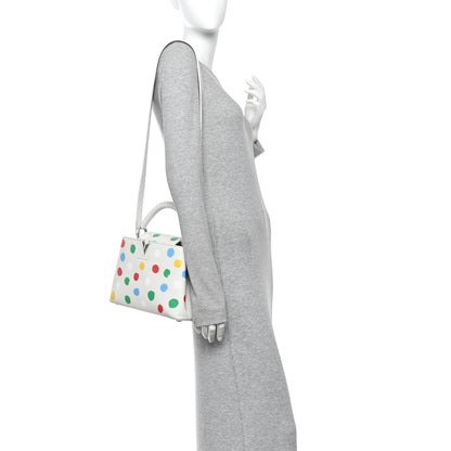 Louis Vuitton LV X YK Taurillon Capucines BB White 2 of 10