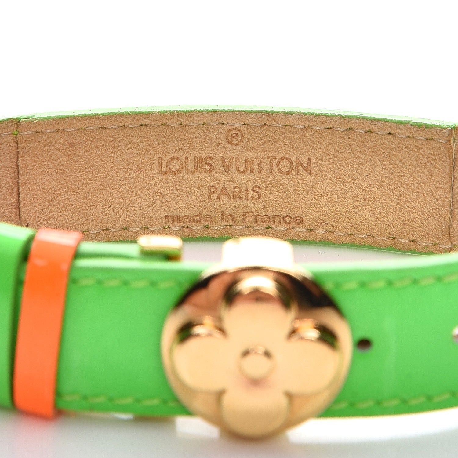 Louis Vuitton Vernis Fluo Wish Bracelet Green 3 of 6