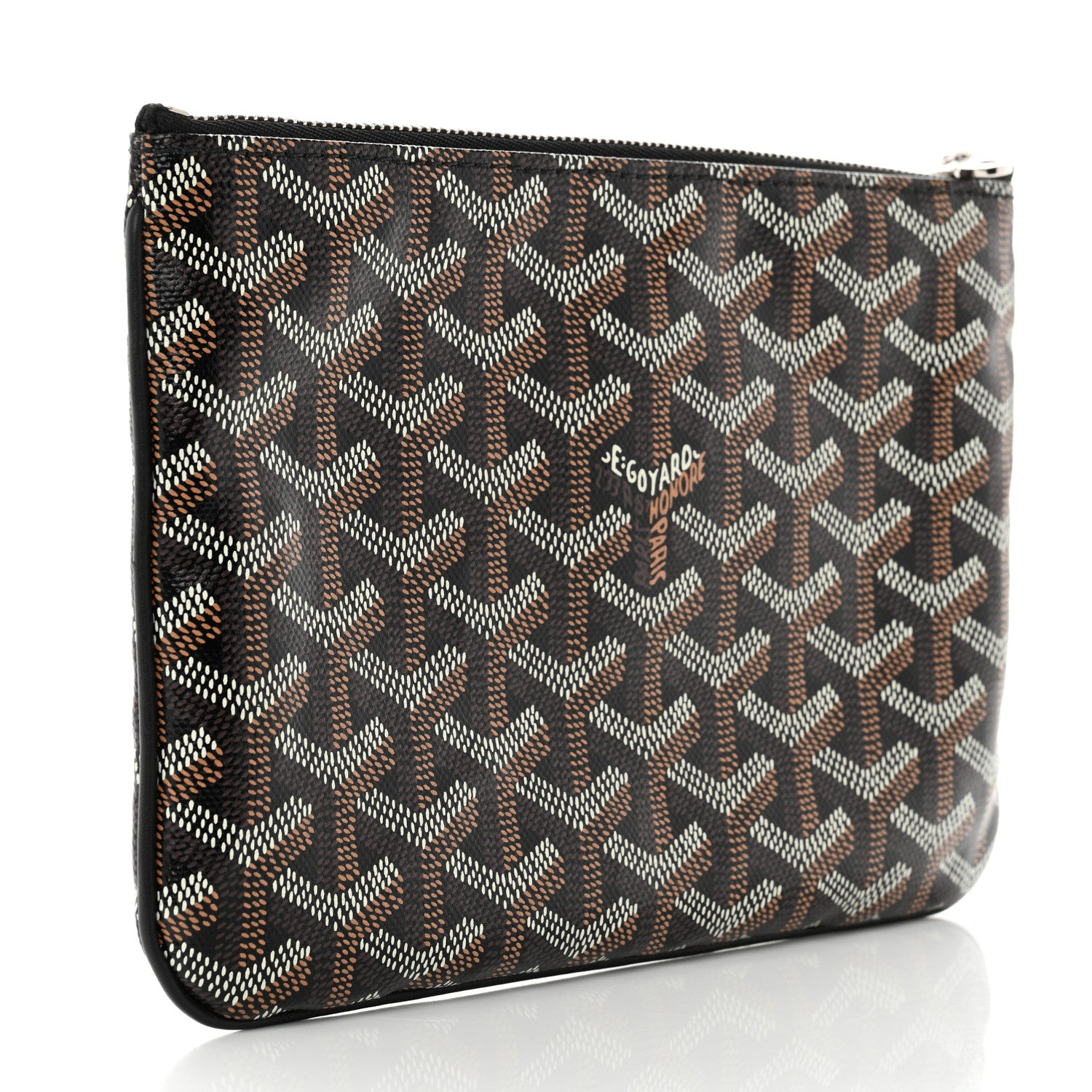 Goyard Goyardine Senat Pochette PM Black Gold 3 of 7