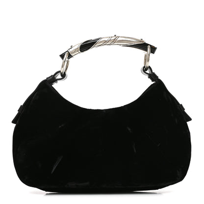 Saint Laurent Velvet Mombasa Small Black 1 of 10