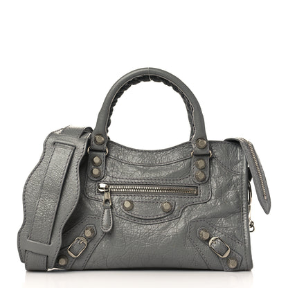 Balenciaga Agneau Giant 12 Silver Hardware Mini City Gris Haussmannien 1 of 9