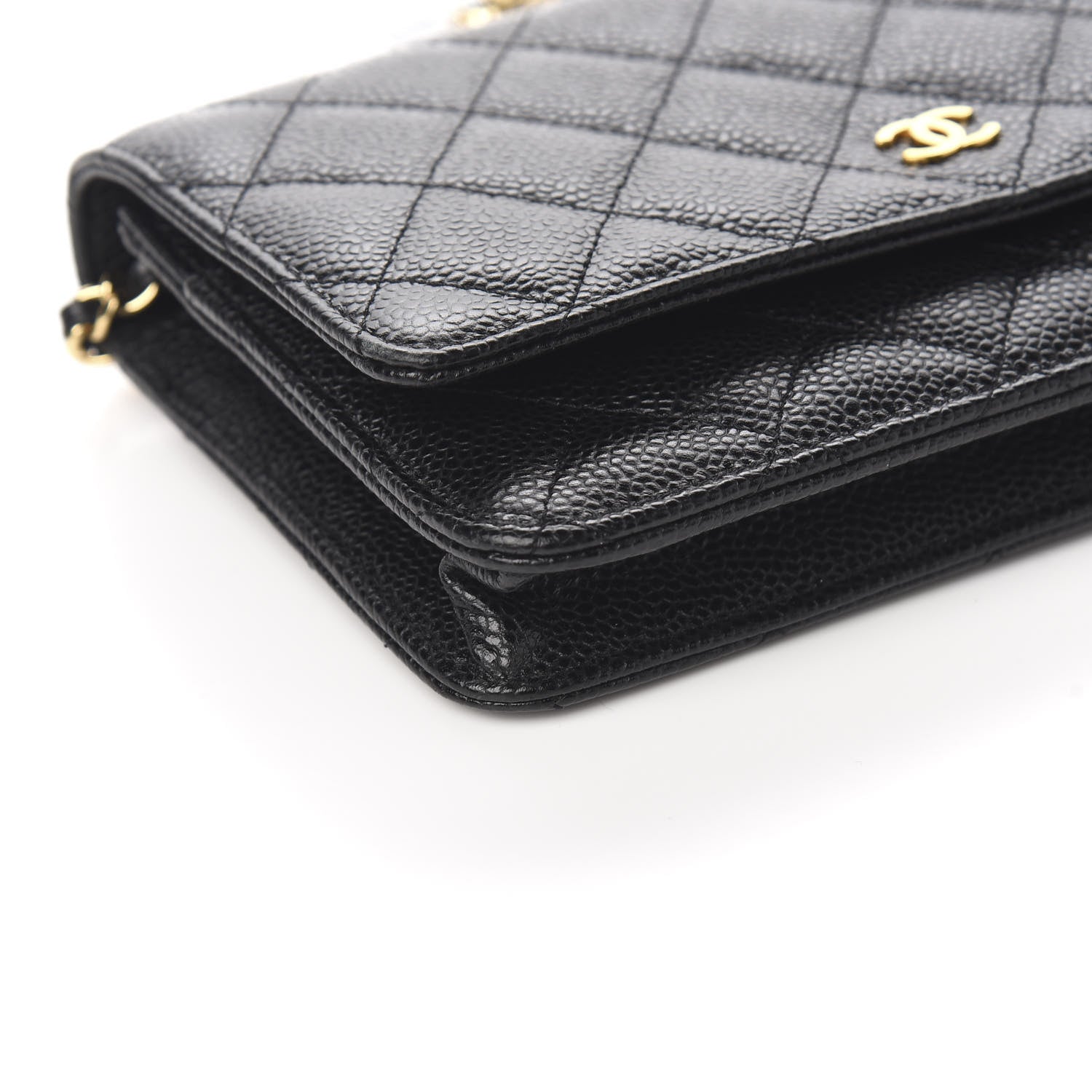 Chanel Caviar Quilted Wallet On Chain WOC Black 8 of 11