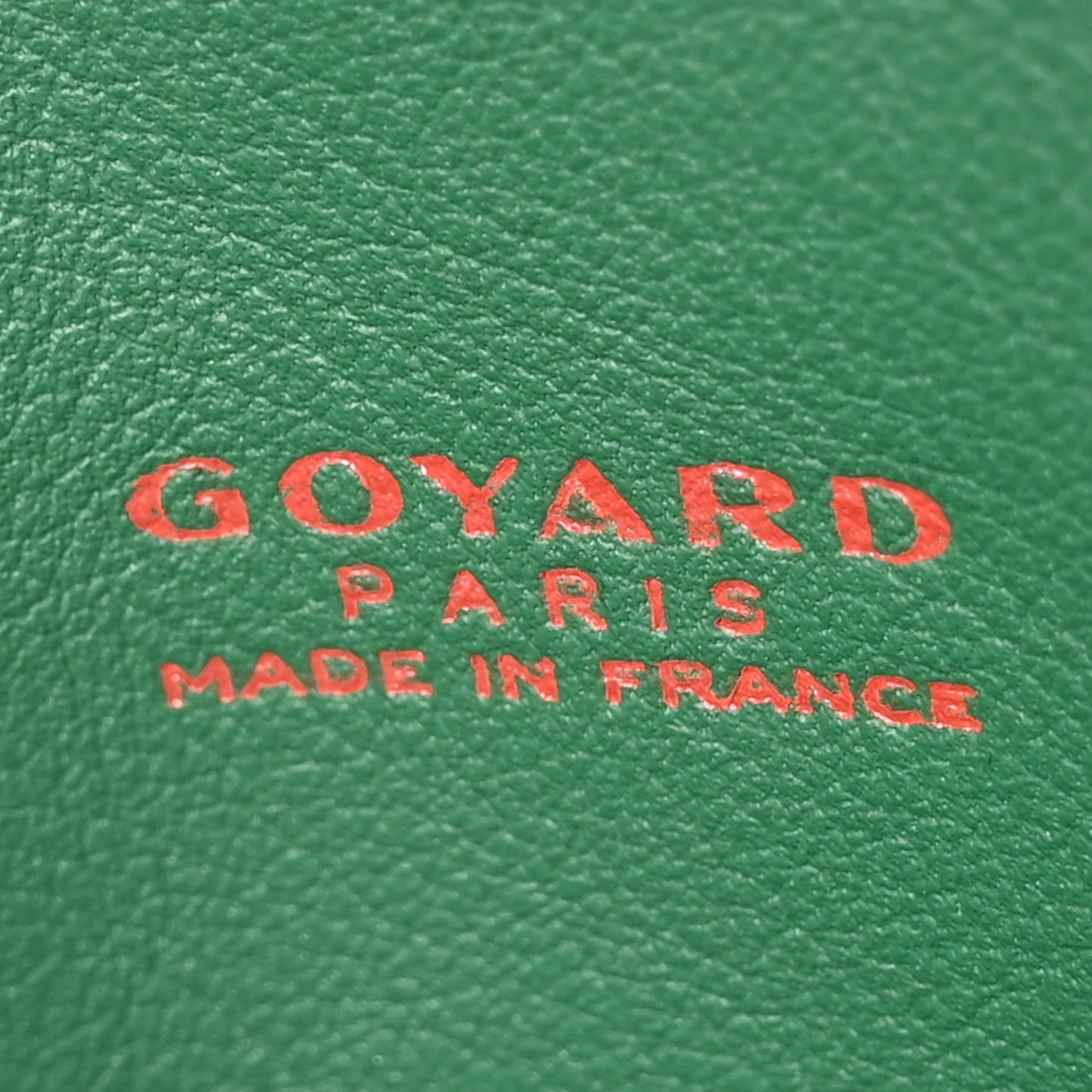 Goyardine Reversible Mini Anjou Green