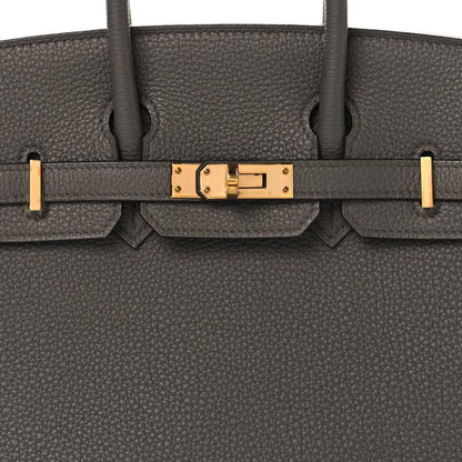 Hermes Togo Birkin 25 Etain 16 of 23