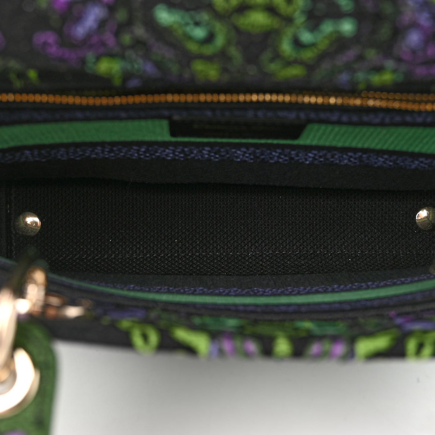 Canvas Embroidered Indian Purple Medium Lady D-Lite Multicolor