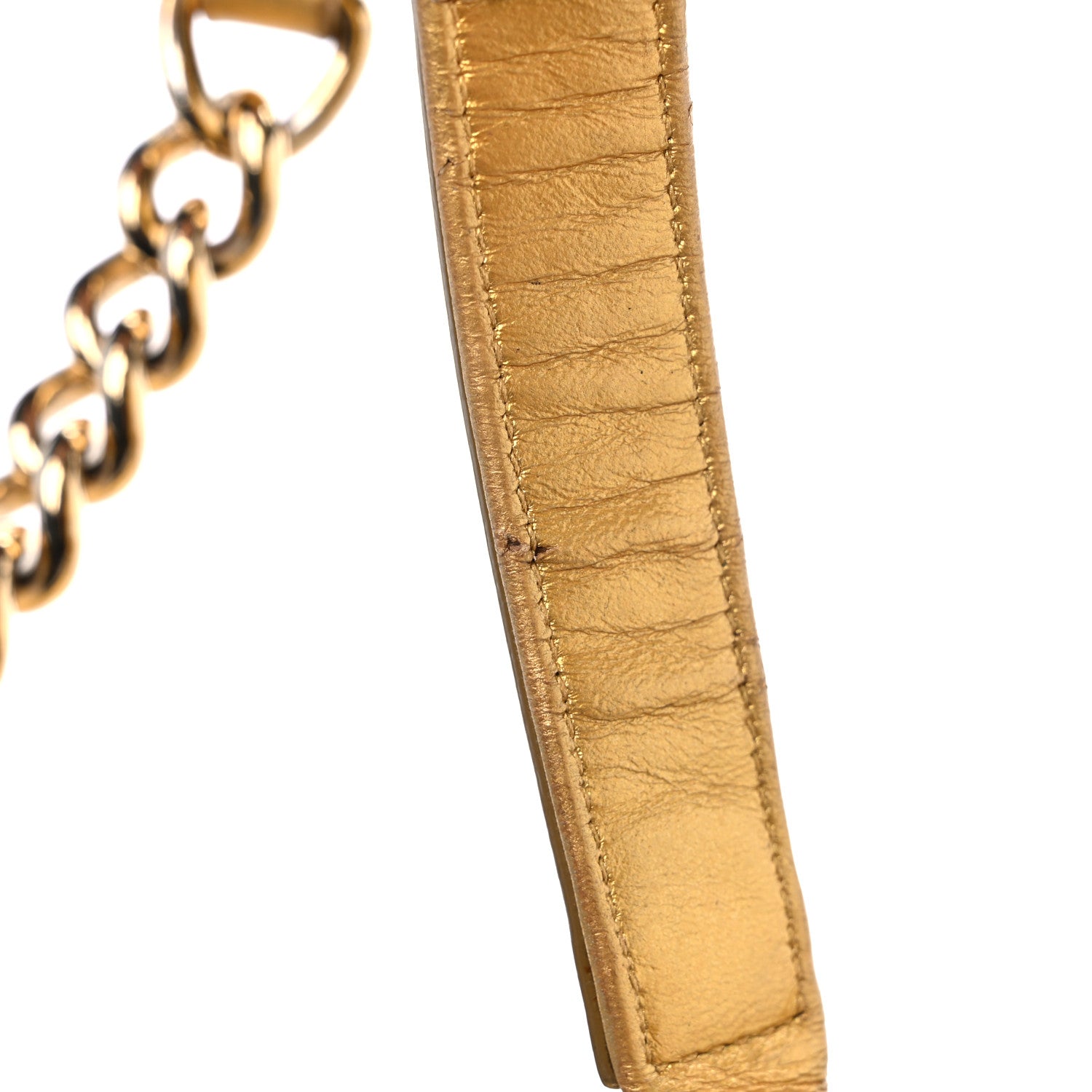 Chanel Metallic Patent Calfskin Quilted Medium Boy Flap Gold 14 of 19
